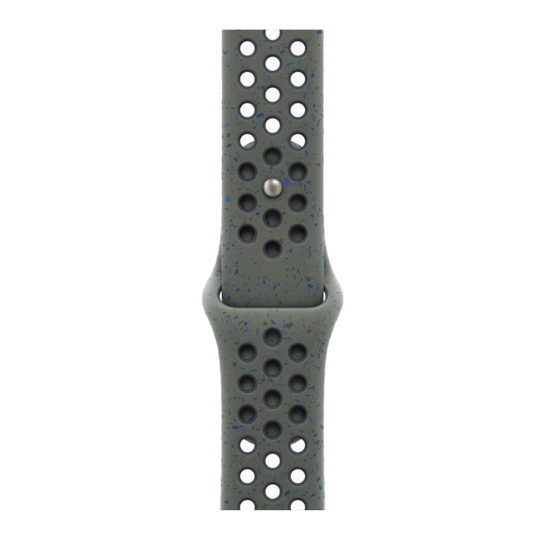 Apple Watch 9 + LTE 45mm Silver Stainless Steel Case with Cargo Khaki Nike Sport Band - ціна, характеристики, відгуки, розстрочка, фото 3