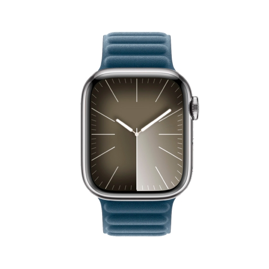 Apple Watch 9 + LTE 41mm Silver Stainless Steel with Pacific Blue Magnetic Link Купить - ціна, характеристики, відгуки, розстрочка, фото 2
