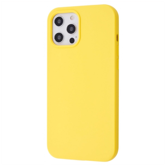 Чохол Wave Full Silicone Cover iPhone 12 Pro Max Yellow - ціна, характеристики, відгуки, розстрочка, фото 1