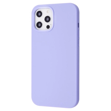 Чохол Wave Full Silicone Cover iPhone 12 Pro Max Light Purple - цена, характеристики, отзывы, рассрочка, фото 1