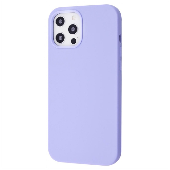 Чохол Wave Full Silicone Cover iPhone 12 Pro Max Light Purple - ціна, характеристики, відгуки, розстрочка, фото 1