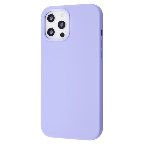 Чохол Wave Full Silicone Cover iPhone 12 Pro Max Light Purple