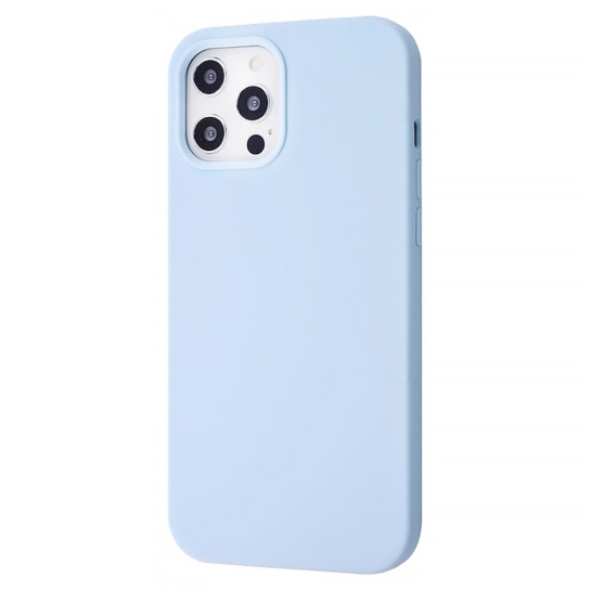 Чехол Wave Full Silicone Cover iPhone 12 Pro Max Sky Blue - цена, характеристики, отзывы, рассрочка, фото 1