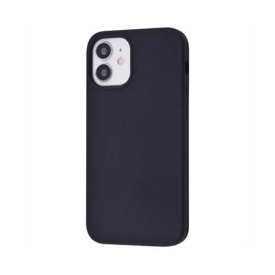 Чехол Wave Full Silicone Cover iPhone 12 Mini Black - цена, характеристики, отзывы, рассрочка, фото 1