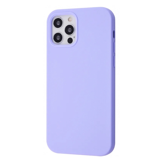 Чохол Wave Full Silicone Cover iPhone 12/12 Pro Light Purple - ціна, характеристики, відгуки, розстрочка, фото 1