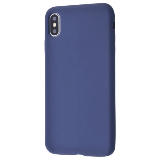 Чохол Wave Full Silicone Cover iPhone XS Max Dark Blue
