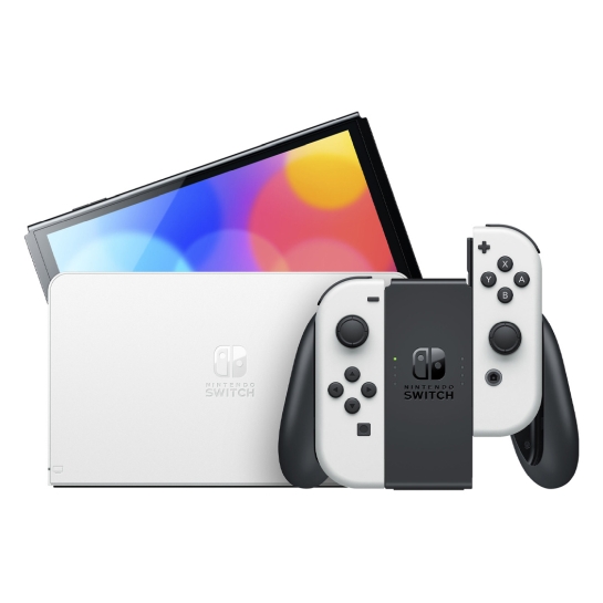 Игровая консоль Nintendo Switch OLED with White Joy-Con (Open Box) - цена, характеристики, отзывы, рассрочка, фото 2
