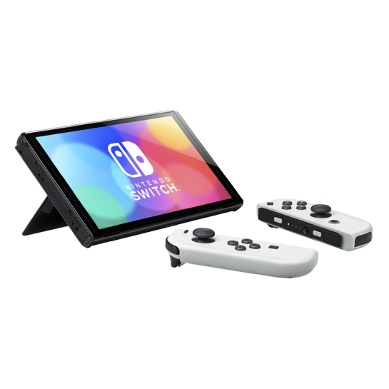Игровая консоль Nintendo Switch OLED with White Joy-Con (Open Box) - цена, характеристики, отзывы, рассрочка, фото 3