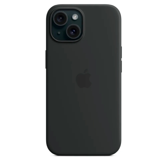 Чохол Apple Silicone Case with MagSafe for iPhone 15 Black - ціна, характеристики, відгуки, розстрочка, фото 7