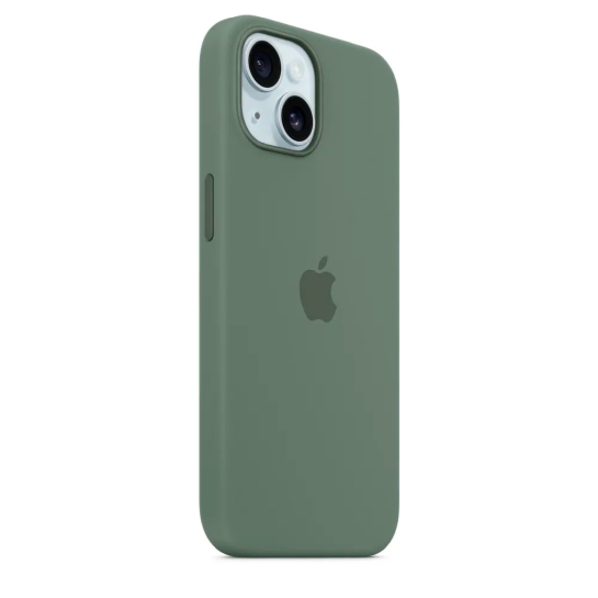Чехол Apple Silicone Case with MagSafe for iPhone 15 Cypress - цена, характеристики, отзывы, рассрочка, фото 2