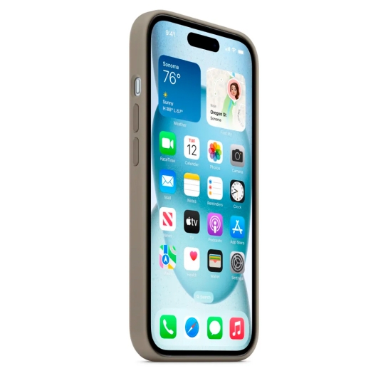 Чохол Apple Silicone Case with MagSafe for iPhone 15 Clay - ціна, характеристики, відгуки, розстрочка, фото 3