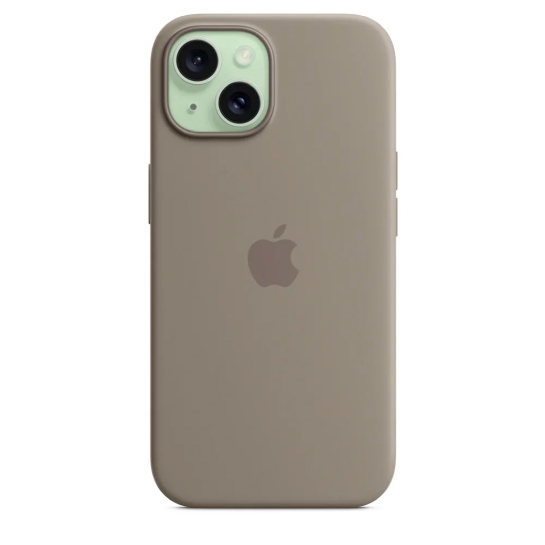 Чохол Apple Silicone Case with MagSafe for iPhone 15 Clay - ціна, характеристики, відгуки, розстрочка, фото 4