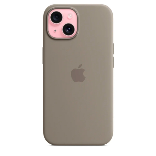 Чехол Apple Silicone Case with MagSafe for iPhone 15 Clay - цена, характеристики, отзывы, рассрочка, фото 5
