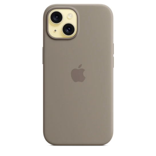 Чохол Apple Silicone Case with MagSafe for iPhone 15 Clay - ціна, характеристики, відгуки, розстрочка, фото 6