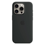 Чехол Apple Silicone Case with MagSafe for iPhone 15 Pro Black