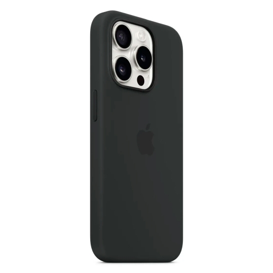 Чохол Apple Silicone Case with MagSafe for iPhone 15 Pro Black - ціна, характеристики, відгуки, розстрочка, фото 2