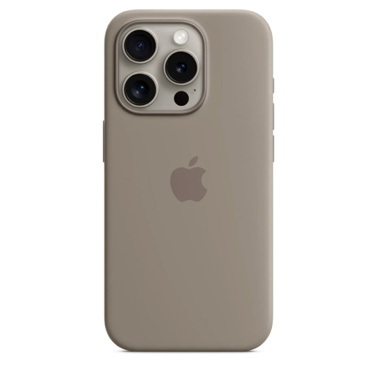 Чехол Apple Silicone Case with MagSafe for iPhone 15 Pro Clay - цена, характеристики, отзывы, рассрочка, фото 4