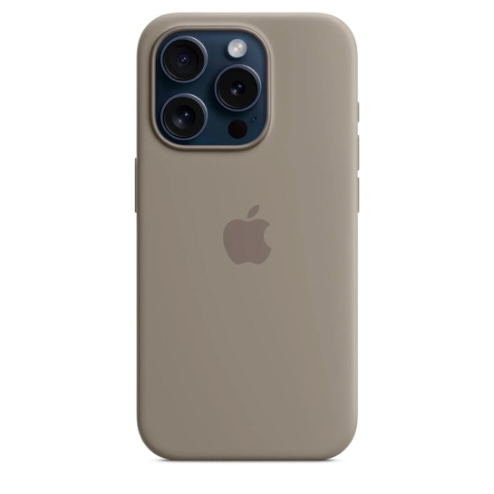 Чехол Apple Silicone Case with MagSafe for iPhone 15 Pro Clay - цена, характеристики, отзывы, рассрочка, фото 5