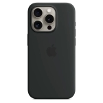 Чехол Apple Silicone Case with MagSafe for iPhone 15 Pro Max Black