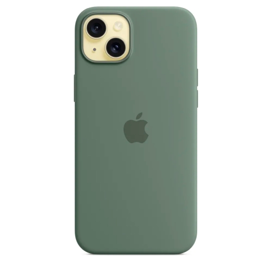 Чехол Apple Silicone Case with MagSafe for iPhone 15 Plus Cypress - цена, характеристики, отзывы, рассрочка, фото 5