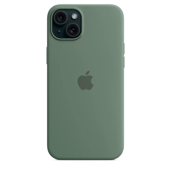 Чехол Apple Silicone Case with MagSafe for iPhone 15 Plus Cypress - цена, характеристики, отзывы, рассрочка, фото 7