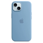 Чехол Apple Silicone Case with MagSafe for iPhone 15 Plus Winter Blue