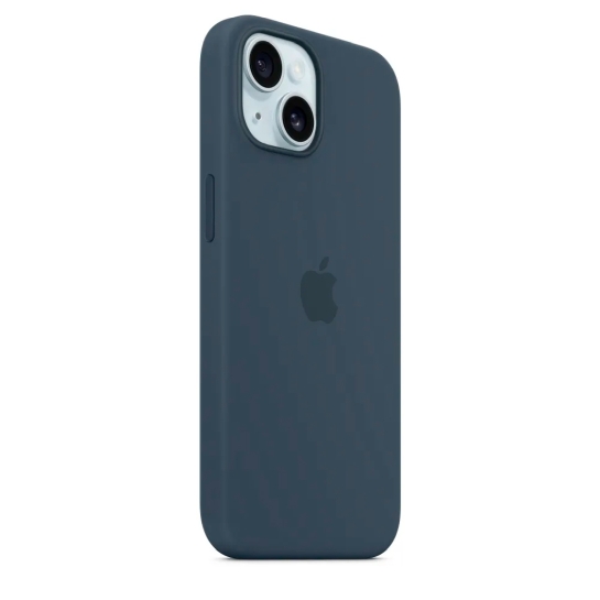 Чохол Apple Silicone Case with MagSafe for iPhone 15 Plus Storm Blue - ціна, характеристики, відгуки, розстрочка, фото 2