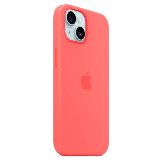 Чохол Apple Silicone Case with MagSafe for iPhone 15 Plus Guava - ціна, характеристики, відгуки, розстрочка, фото 2