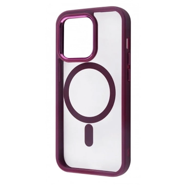 Чохол Wave Ardor Case with MagSafe for iPhone 15 Bordo - цена, характеристики, отзывы, рассрочка, фото 1