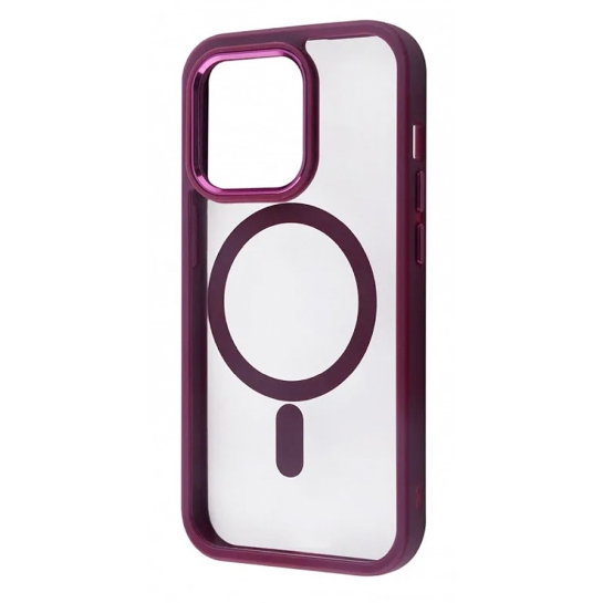 Чохол Wave Ardor Case with MagSafe for iPhone 15 Bordo - ціна, характеристики, відгуки, розстрочка, фото 1