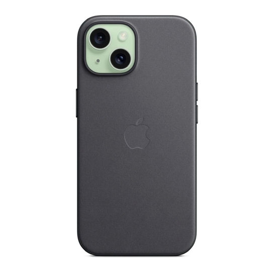 Чехол Apple FineWoven Case with MagSafe for iPhone 15 Plus Black - цена, характеристики, отзывы, рассрочка, фото 6