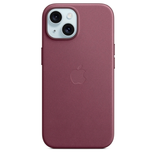 Чехол Apple FineWoven Case with MagSafe for iPhone 15 Plus Mulberry - цена, характеристики, отзывы, рассрочка, фото 1