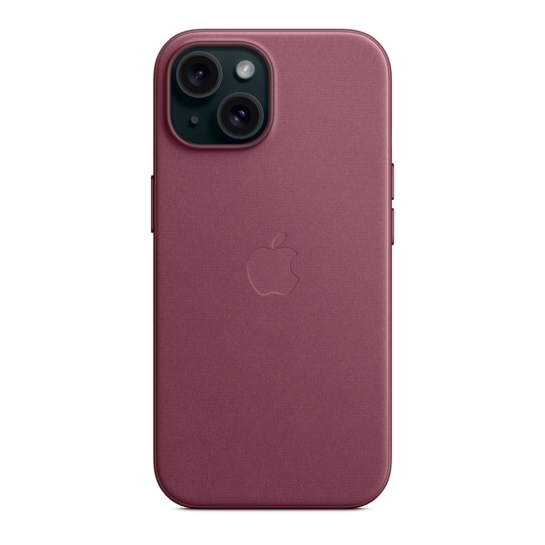 Чохол Apple FineWoven Case with MagSafe for iPhone 15 Plus Mulberry - ціна, характеристики, відгуки, розстрочка, фото 5