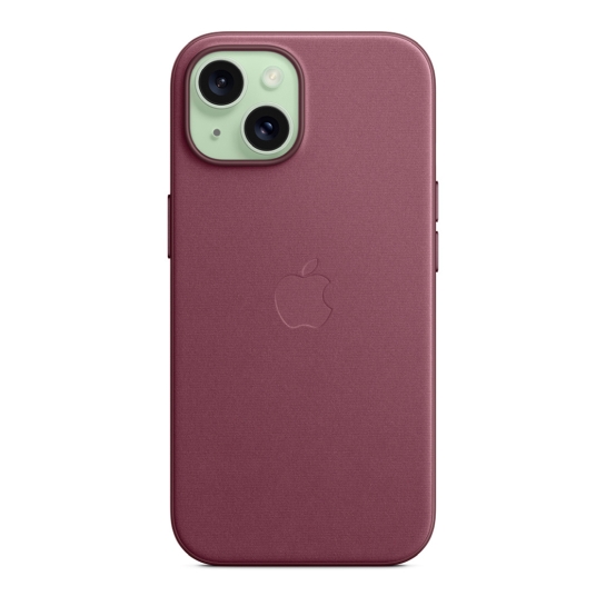 Чохол Apple FineWoven Case with MagSafe for iPhone 15 Plus Mulberry - ціна, характеристики, відгуки, розстрочка, фото 6