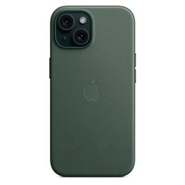Чехол Apple FineWoven Case with MagSafe for iPhone 15 Plus Evergreen - цена, характеристики, отзывы, рассрочка, фото 1