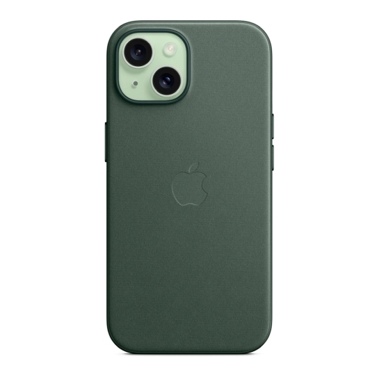 Чехол Apple FineWoven Case with MagSafe for iPhone 15 Plus Evergreen - цена, характеристики, отзывы, рассрочка, фото 6