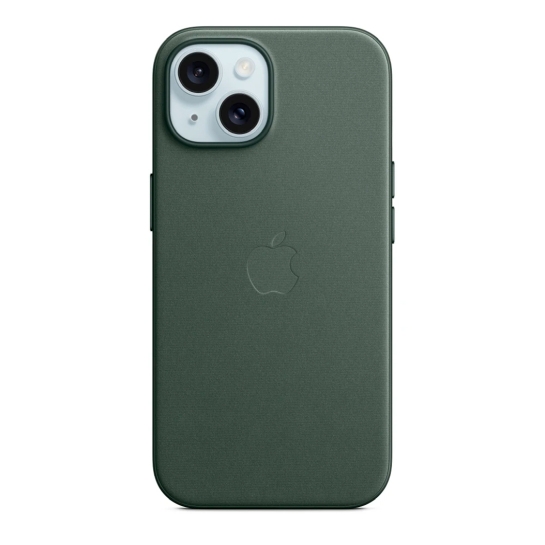 Чохол Apple FineWoven Case with MagSafe for iPhone 15 Plus Evergreen - ціна, характеристики, відгуки, розстрочка, фото 7