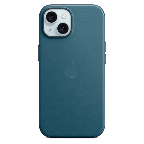 Чохол Apple FineWoven Case c MagSafe for iPhone 15 Plus Pacific Blue - ціна, характеристики, відгуки, розстрочка, фото 1