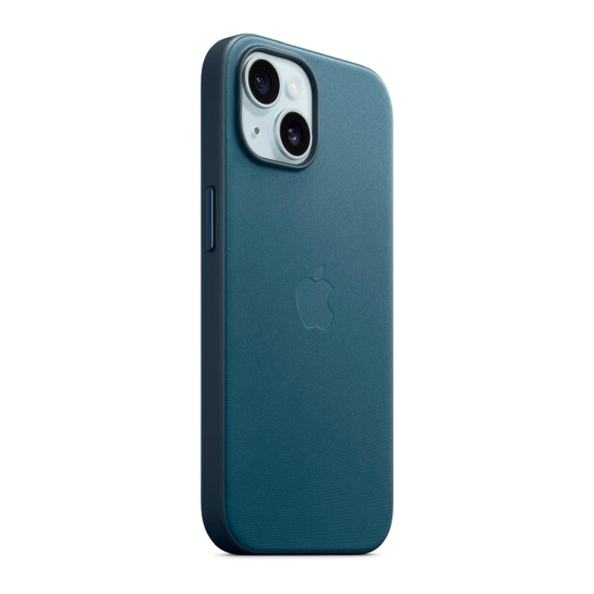 Чехол Apple FineWoven Case with MagSafe for iPhone 15 Plus Pacific Blue - цена, характеристики, отзывы, рассрочка, фото 2