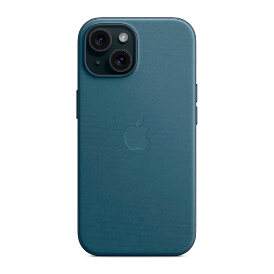 Чехол Apple FineWoven Case with MagSafe for iPhone 15 Plus Pacific Blue - цена, характеристики, отзывы, рассрочка, фото 7