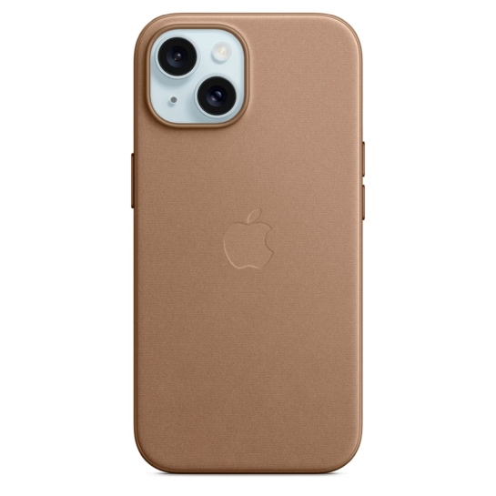 Чохол Apple FineWoven Case with MagSafe for iPhone 15 Plus Taupe - ціна, характеристики, відгуки, розстрочка, фото 1