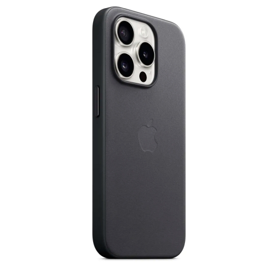 Чохол Apple FineWoven Case with MagSafe for iPhone 15 Pro Max Black - ціна, характеристики, відгуки, розстрочка, фото 2