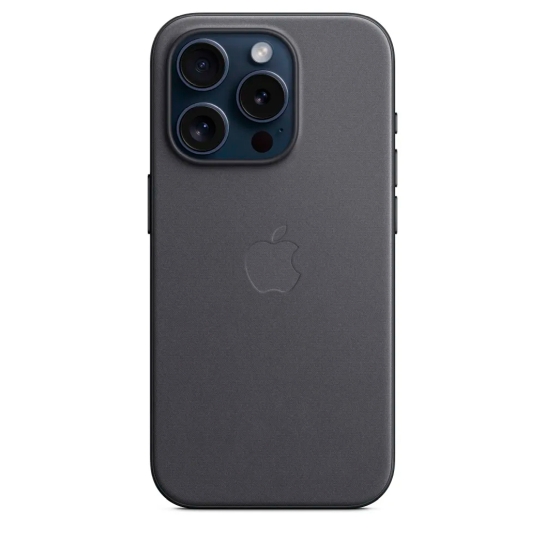 Чохол Apple FineWoven Case with MagSafe for iPhone 15 Pro Max Black - ціна, характеристики, відгуки, розстрочка, фото 5