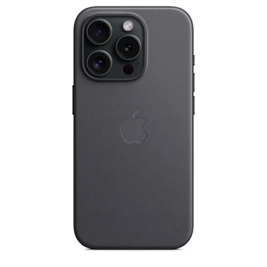 Чохол Apple FineWoven Case with MagSafe for iPhone 15 Pro Max Black - ціна, характеристики, відгуки, розстрочка, фото 6