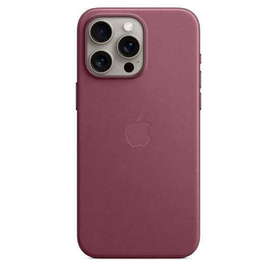Чохол Apple FineWoven Case with MagSafe for iPhone 15 Pro Max Mulberry - ціна, характеристики, відгуки, розстрочка, фото 6
