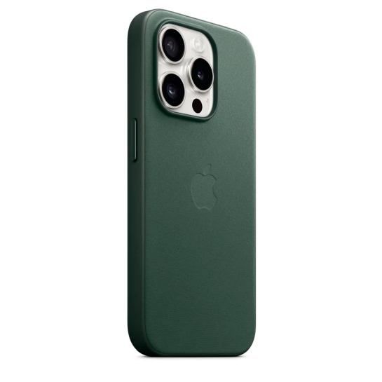 Чохол Apple FineWoven Case with MagSafe for iPhone 15 Pro Max Evergreen - ціна, характеристики, відгуки, розстрочка, фото 2
