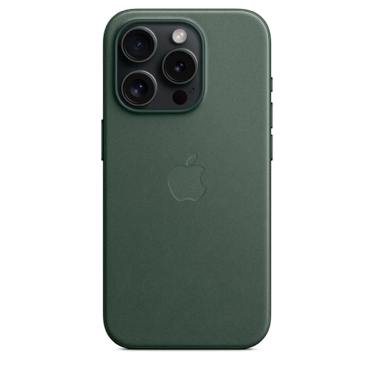 Чохол Apple FineWoven Case with MagSafe for iPhone 15 Pro Max Evergreen - ціна, характеристики, відгуки, розстрочка, фото 4