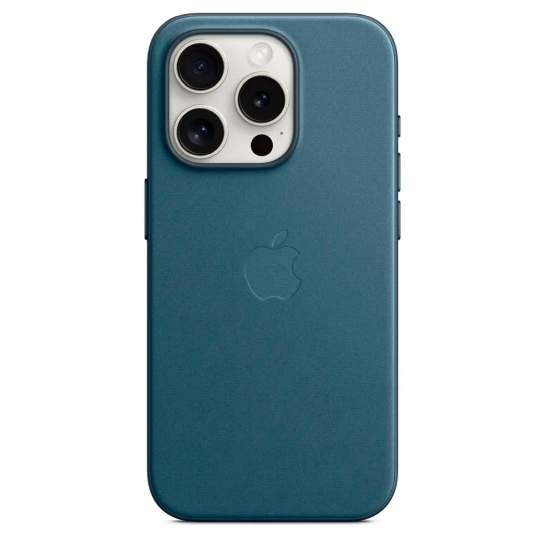 Чохол Apple FineWoven Case c MagSafe for iPhone 15 Pro Max Pacific Blue - ціна, характеристики, відгуки, розстрочка, фото 1