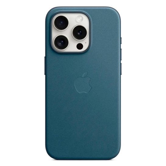 Чохол Apple FineWoven Case c MagSafe for iPhone 15 Pro Pacific Blue - ціна, характеристики, відгуки, розстрочка, фото 1
