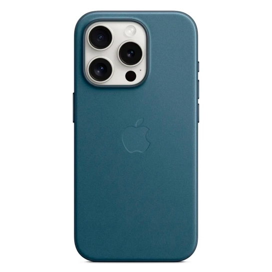 Чехол Apple FineWoven Case with MagSafe for iPhone 15 Pro Pacific Blue